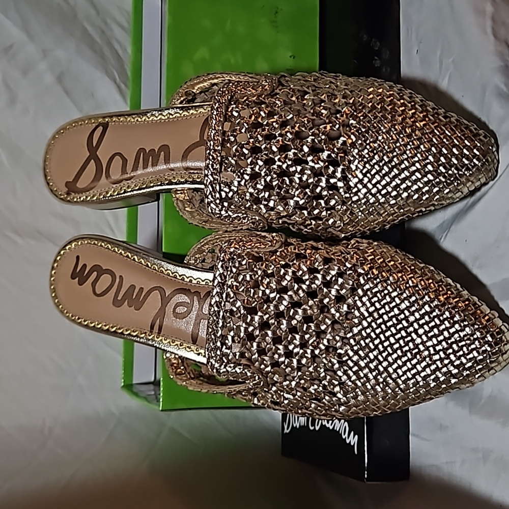 Gold Leather Sandal